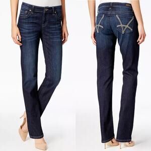 Kut From The Kloth Stevie Straight Leg Jeans size 6 Embroidered Pockets